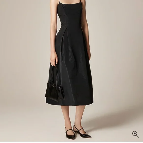 J. Crew Black Midi Dress - Picture 4 of 4